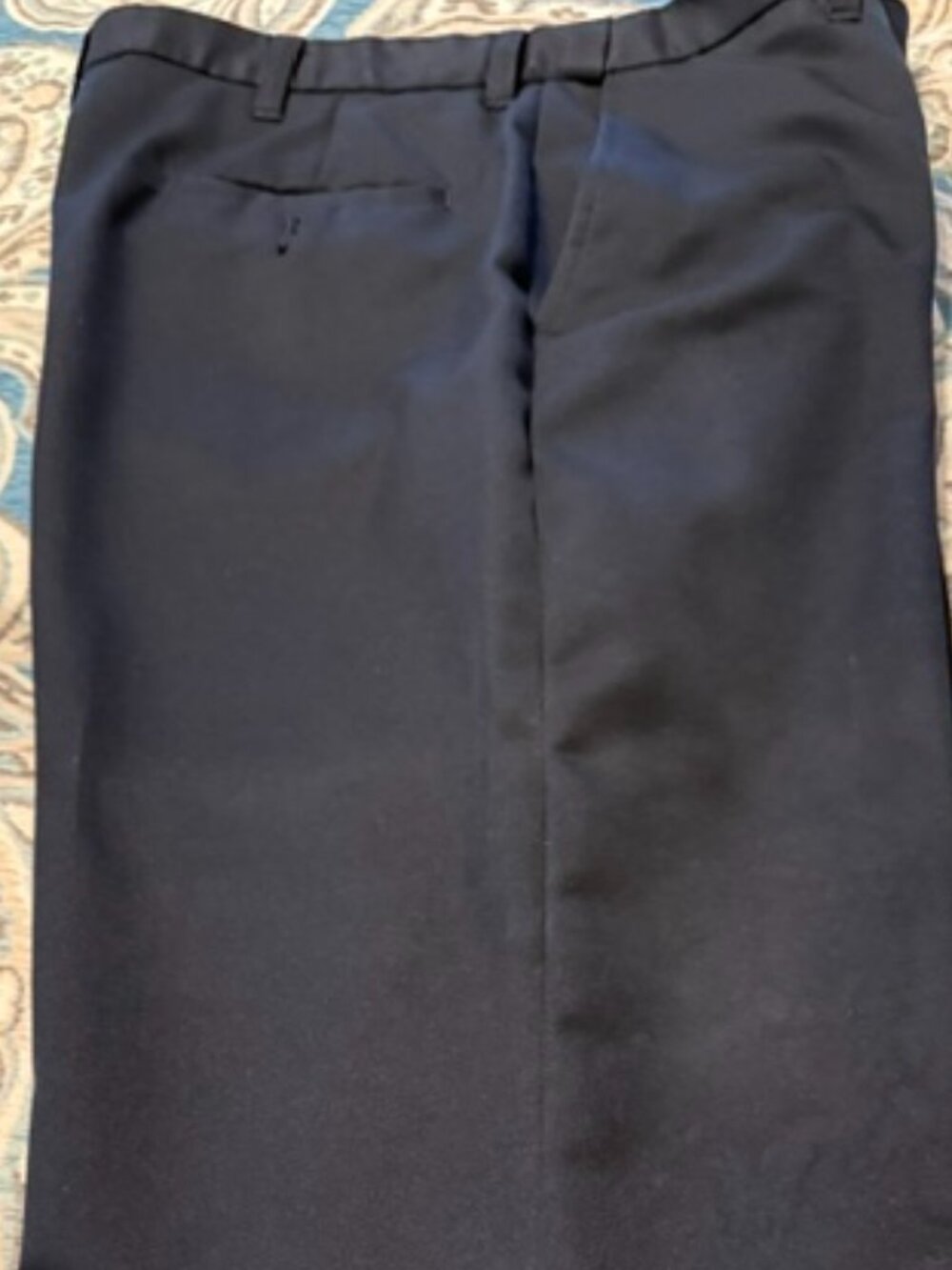 Men's Haggar Navy Dress Pant in size 36 X 30